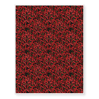 Red Chili Peppers Temporary Tattoos