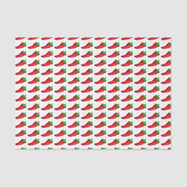 Red Chili Peppers Tissue Paper (Front)