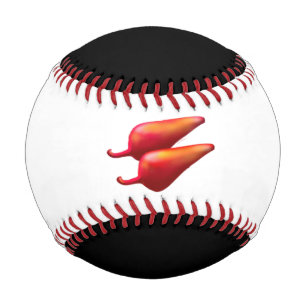 Red Chili Peppers white and black baseball