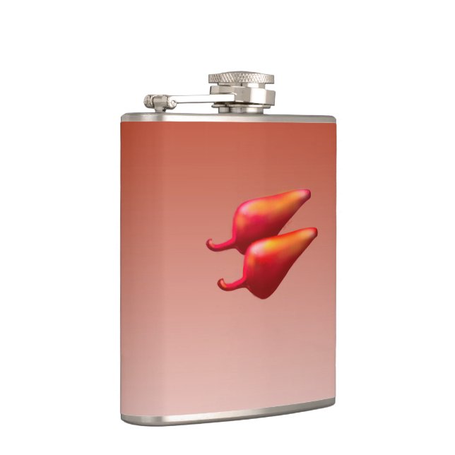 Red Chili Peppers wrapped flask (Right)