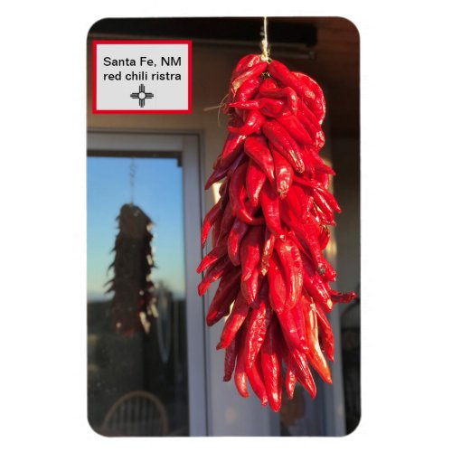 Red Chili Ristra Santa Fe Style Refrigerator Magnet