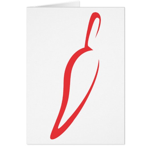 Red Chili Vegetable Icon Cards (Front)