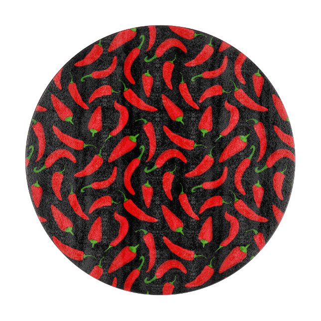Red Chilli Pepper Cutting Board (Front)