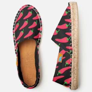 red chilli pepper espadrilles