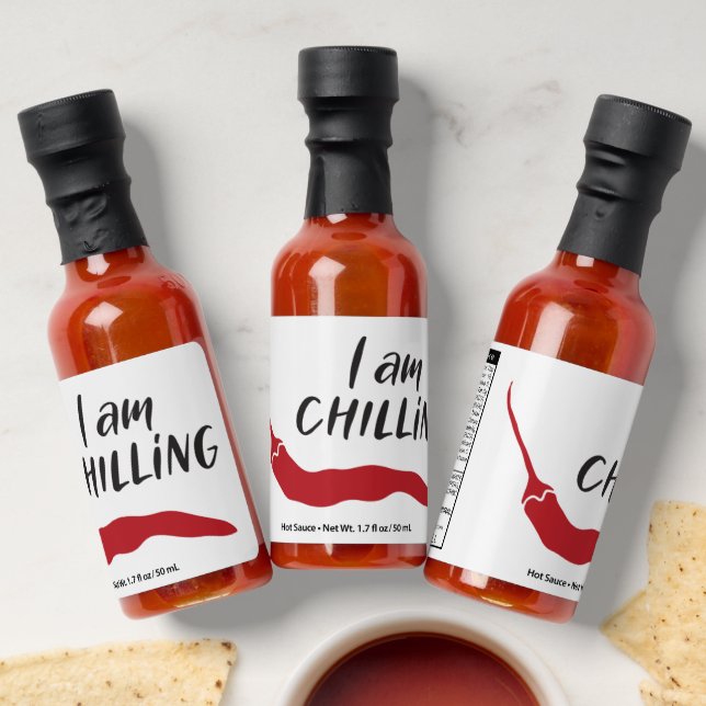 Red Chilli Peppers Quote  Hot Sauces (Laydown)