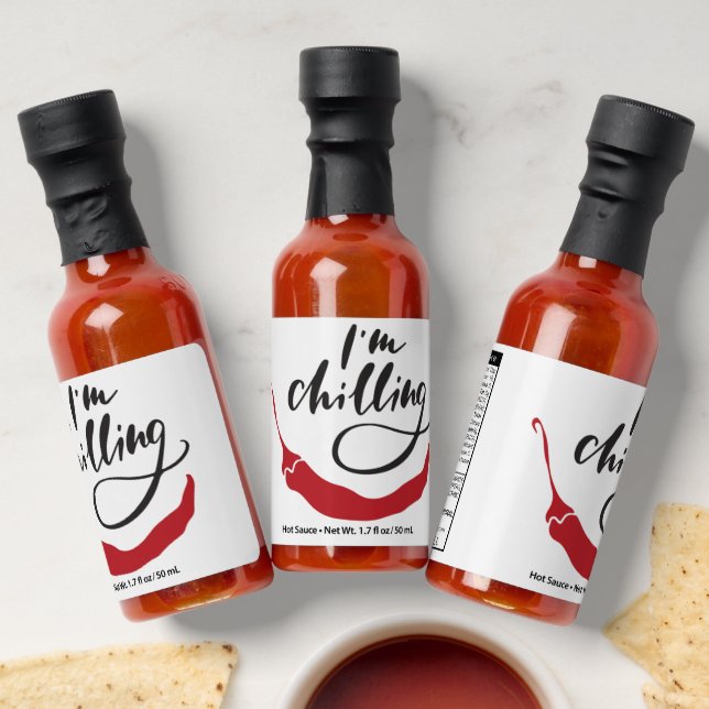 Red Chilli Peppers Quote  Hot Sauces (Laydown)