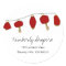 Red Chinese Lanterns Address Labels