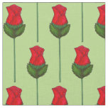 Red Chocolate Foil Roses Flowers Valentine's Day Fabric