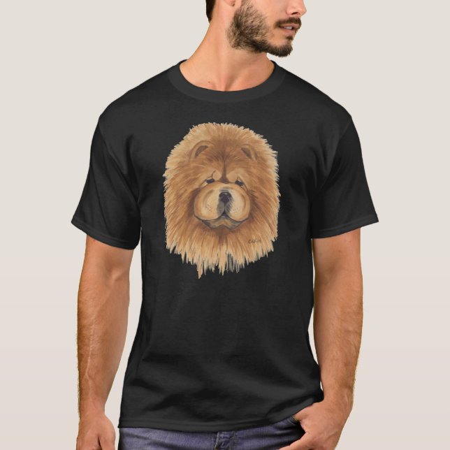 RED Chow dark Shirt (Front)