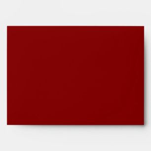 Red Christmas  A7 Envelope