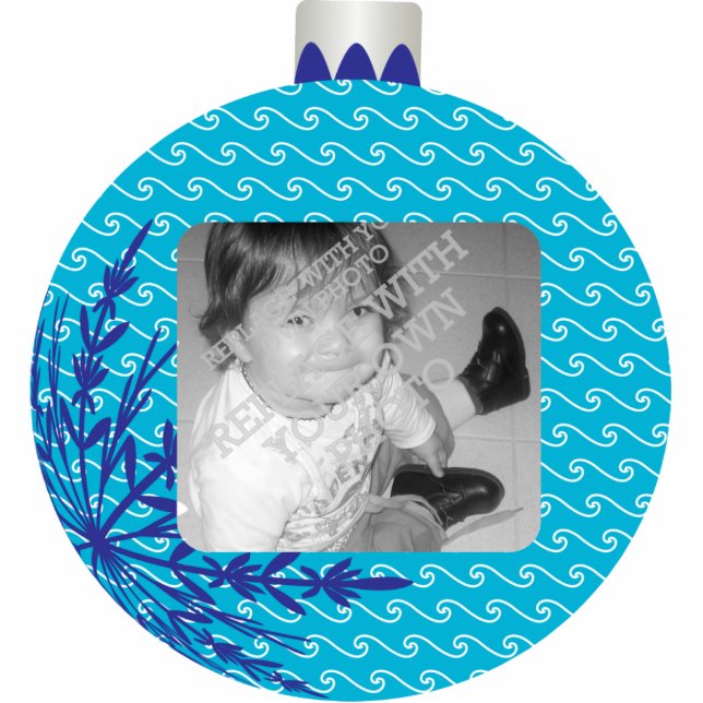 Red Christmas Ball Frame Cutout (Front)