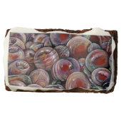 Red Christmas Balls Chocolate Brownie (Front)