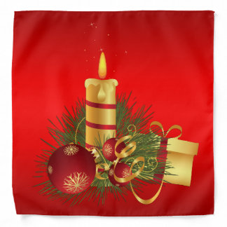 Red Christmas Bandana