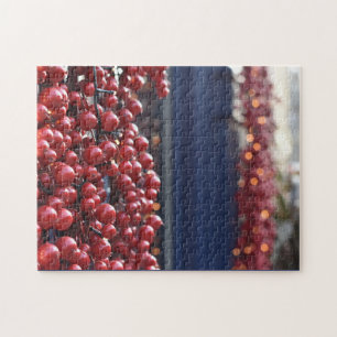 Red Christmas Berries, Kensington and Chelsea, UK Jigsaw Puzzle
