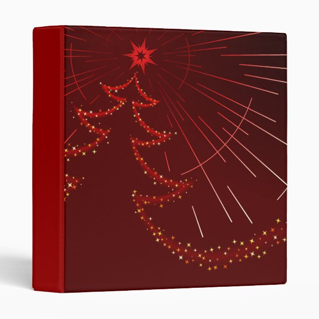 red christmas binder (Front/Spine)