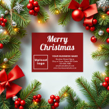 Red | Christmas | Business | Small Flat