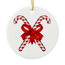 red christmas candy  ornament