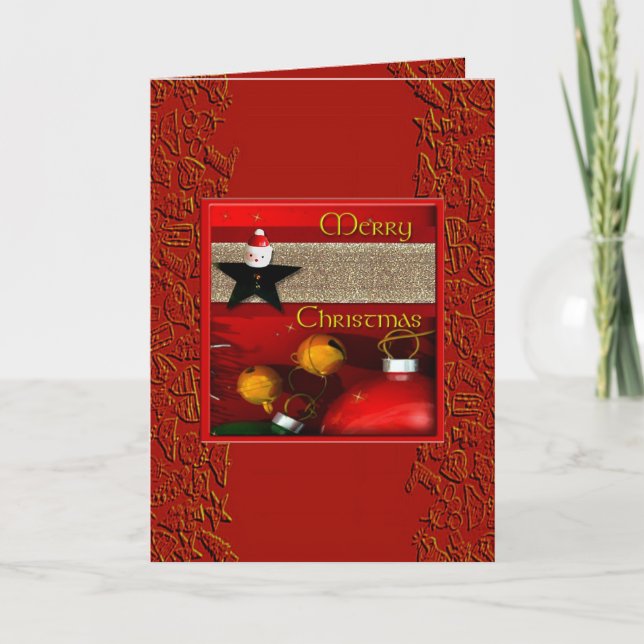 Red Christmas Card (Front)