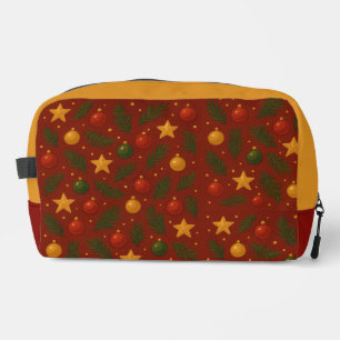 Red Christmas Classic Dopp Kit – Festive Travel