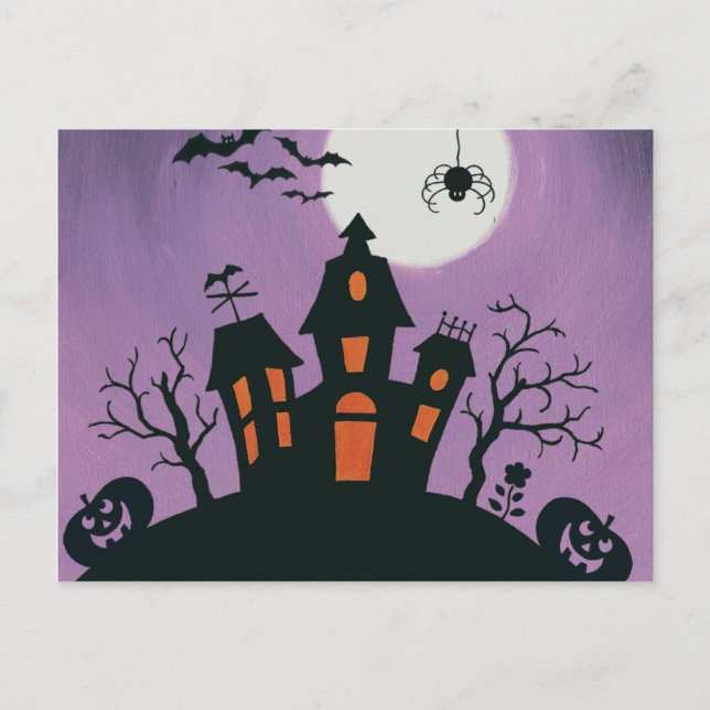 Red Christmas Decoration Joy Holiday Postcard (Front)