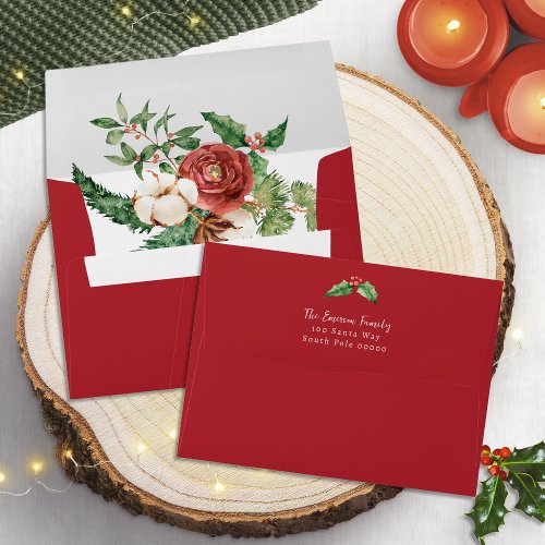 Red Christmas Envelope