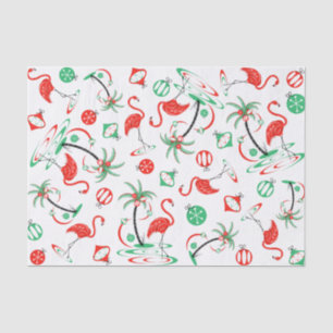 Red Christmas Flamingo Multi tissue papere Tissue Paper