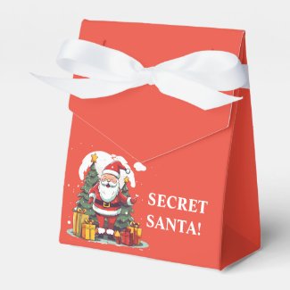 Red Christmas Game Secret Santa Gift Exchange