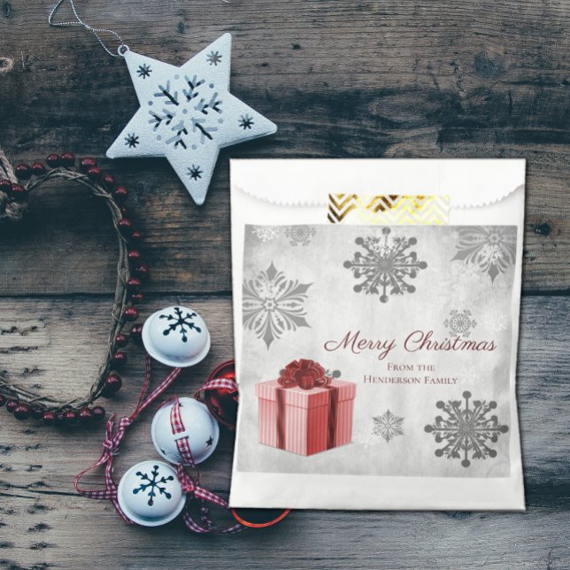 Red Christmas Gift Favor Bag (Red Christmas Gift Favor Bag)