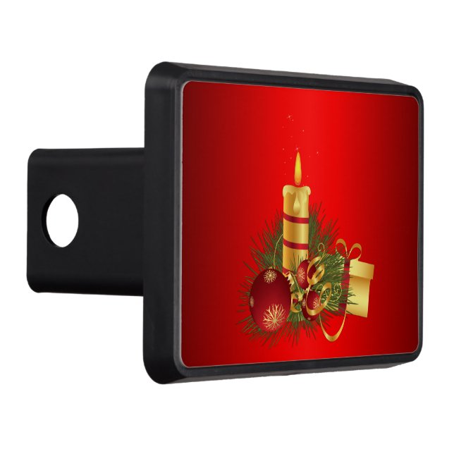 Red Christmas Hitch Cover (Right)