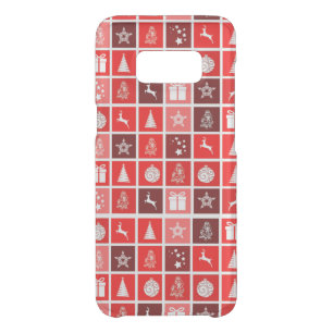 Red Christmas Holiday Cute Tree Reindeer  Uncommon Samsung Galaxy S8 Case