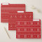 Red Christmas Holidays Festive Knitted Patterns