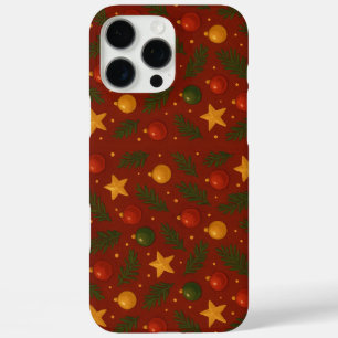 Red Christmas iPhone Case – Vintage Holiday Decor