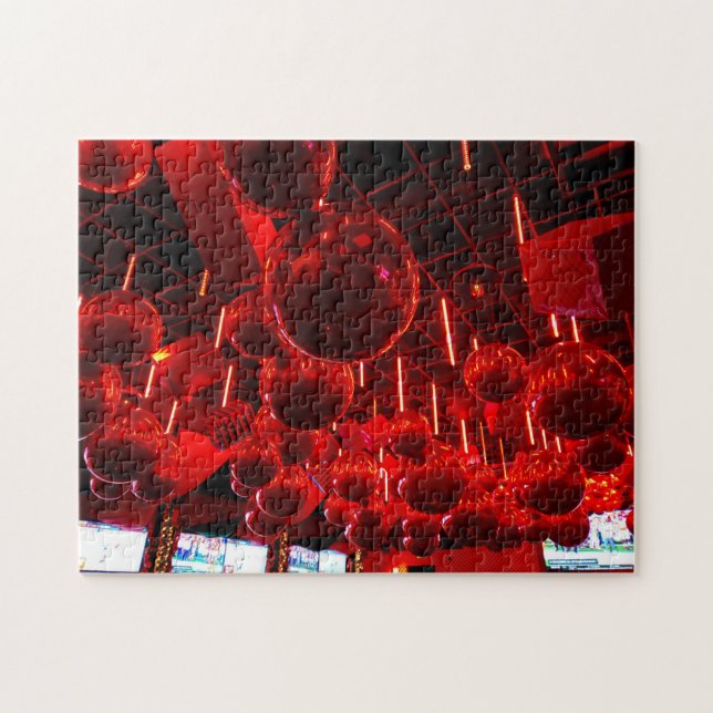 Red Christmas Jigsaw Puzzle (Horizontal)