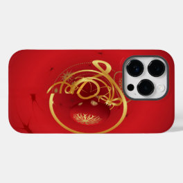 Red Christmas Jingle Bells Have a Blessed Nice Day Case-Mate iPhone 14 Pro Case