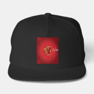 Red Christmas Jingle Bells Have a Blessed Nice Day Snap Back Hat