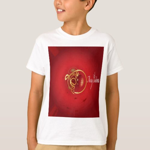 Red Christmas Jingle Bells Have a Blessed Nice Day T_Shirt