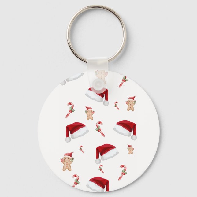 Red Christmas Keychain (Front)