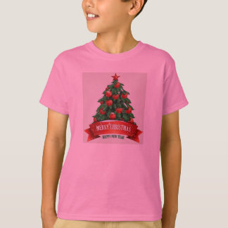 Red Christmas Kids Tshirt