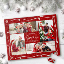 Red Christmas Love You Grandma 4 Photo Fun Doodles