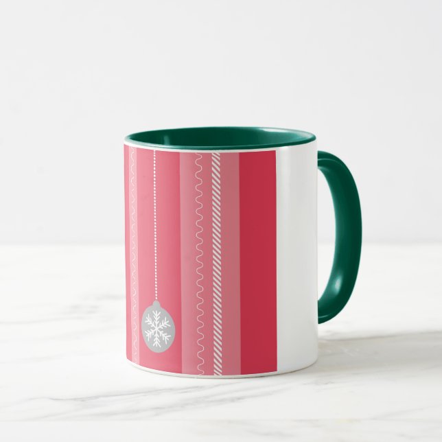 Red Christmas Mug (Front Right)