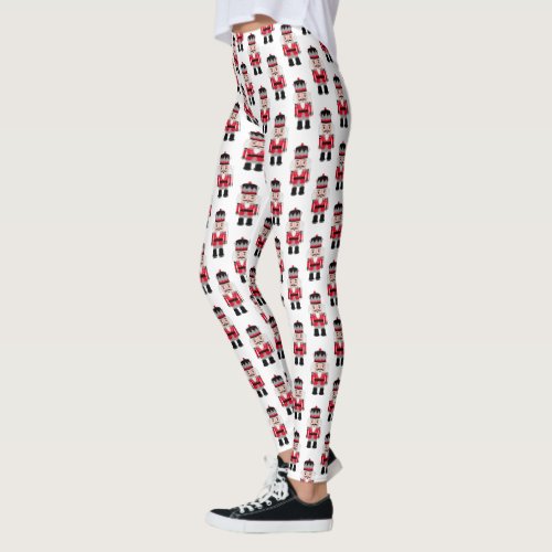 Red Christmas Nutcracker Ballet Leggings