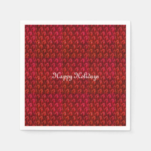 Red Christmas Paper Napkin