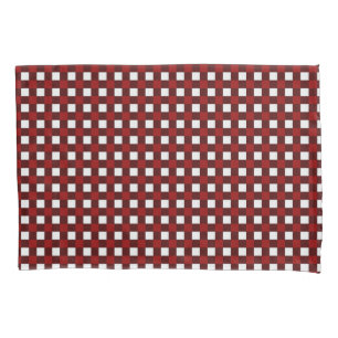 Red Christmas Pattern Fleece Blanket Pillow Case