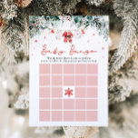 Red Christmas Santa Baby Bingo Baby Shower Game Invitation<br><div class="desc">Add some festive fun to your baby shower with our Red Christmas Baby Clothes Santa Baby Bingo Baby Shower Game! Featuring adorable red baby clothes on a Christmas-themed design, this bingo game is perfect for celebrating the holiday season while entertaining your guests. Easy to play and customize, this game adds...</div>