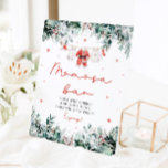 Red Christmas Santa Baby Clothes Momosa Bar Sign<br><div class="desc">The Red Santa Gender Neutral Santa Baby Clothes Christmas Momosa Bar Sign brings a delightful and festive charm to your baby shower beverage station! Featuring a cheerful red design with delicate snowflakes, eucalyptus greenery, and adorable Santa-inspired baby clothes, this sign creates the perfect Mom-osa bar setup. It warmly invites guests...</div>