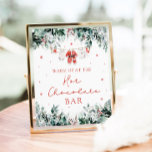 Red Christmas Santa Baby Shower Hot Chocolate Bar Poster<br><div class="desc">The Red Christmas Santa Baby Shower Hot Chocolate Bar Poster adds a warm and festive touch to your holiday-themed baby shower! Featuring a cheerful design with red Christmas accents and Santa baby elements, this poster invites guests to enjoy a cozy hot chocolate bar. Perfect for creating a welcoming, seasonal atmosphere,...</div>