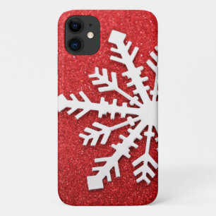 Red Christmas Sparkles iPhone 11 Case