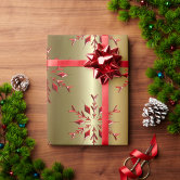 Gold Foil Opulent Ornament Christmas Gift Wrap – Present Paper