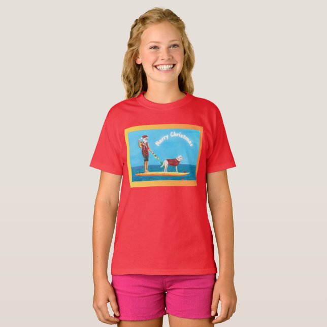 Red Christmas T shirt (Front Full)