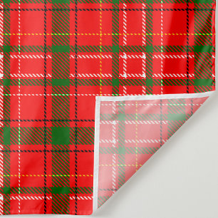 Red Christmas Tartan Plaid Pattern Design  Tapestry